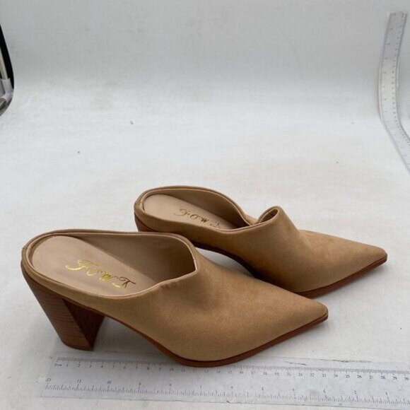 Elegant Tan Mules - Picture 3 of 7